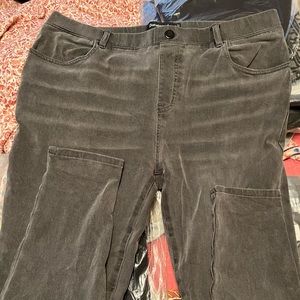 Betabrand yoga denims grey washed XL skinny